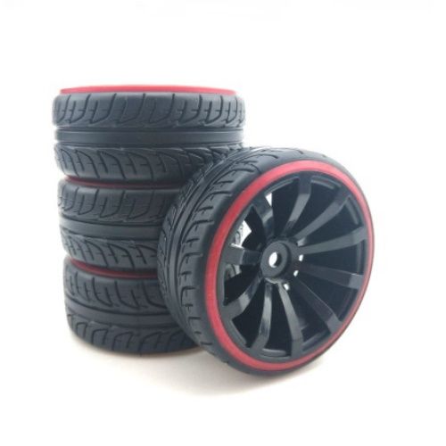 Powerhobby 1/10 Drift Car Mounted Tires / Wheels (4)