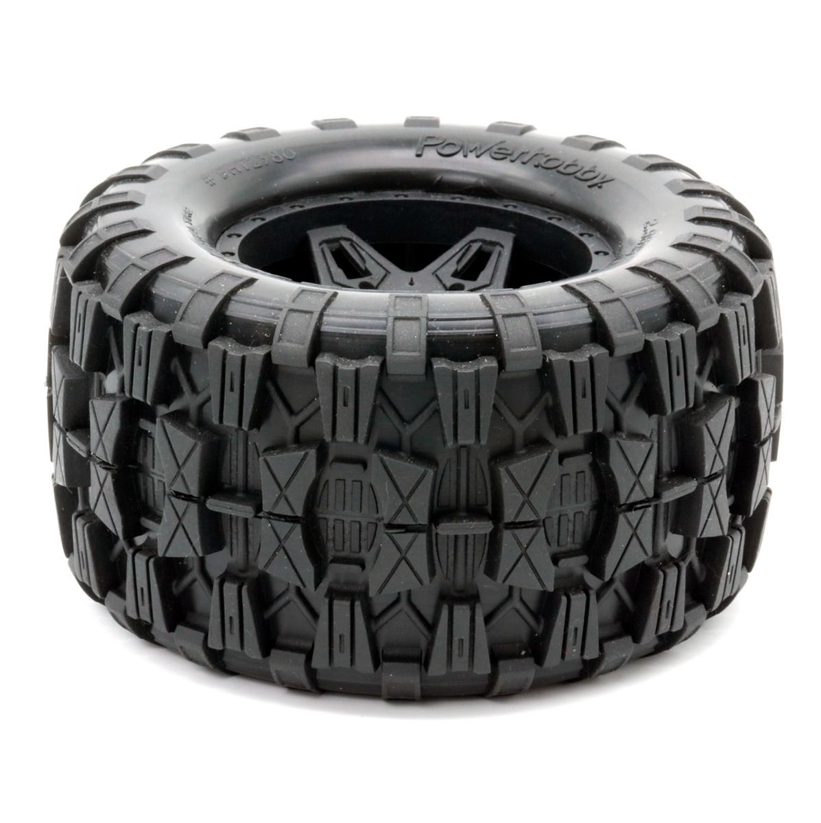 Powerhobby Raptor MX Belted All Terrain Tires Mounted 17mm FOR Traxxas Maxx