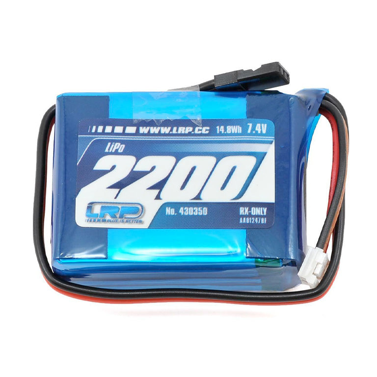 LRP VTEC 2S LiPo Hump Receiver Battery Pack (7.4V/2700mAh)