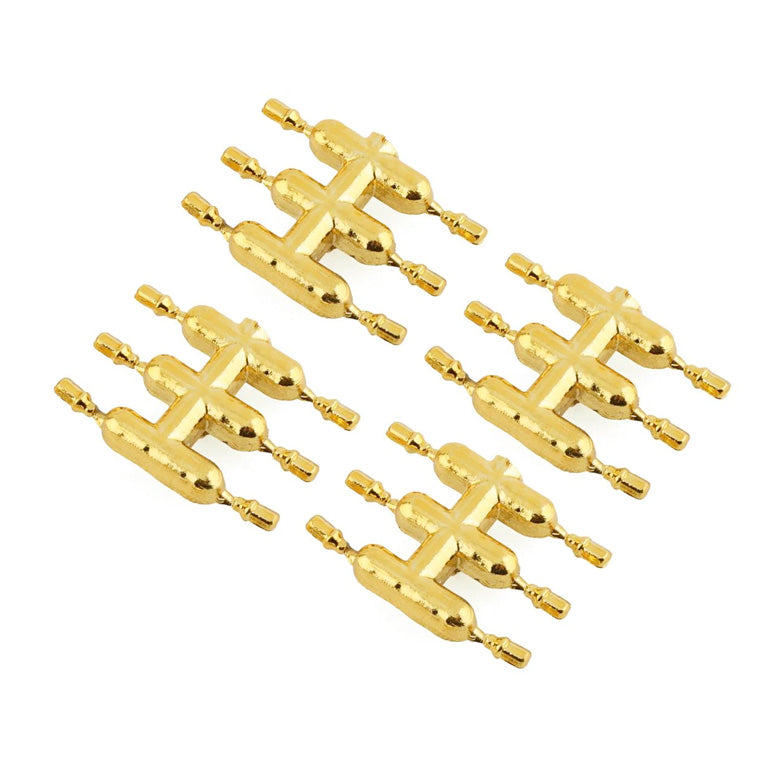 DS Racing Drift Element Scale Lug Nuts (Gold) (24) (Short)