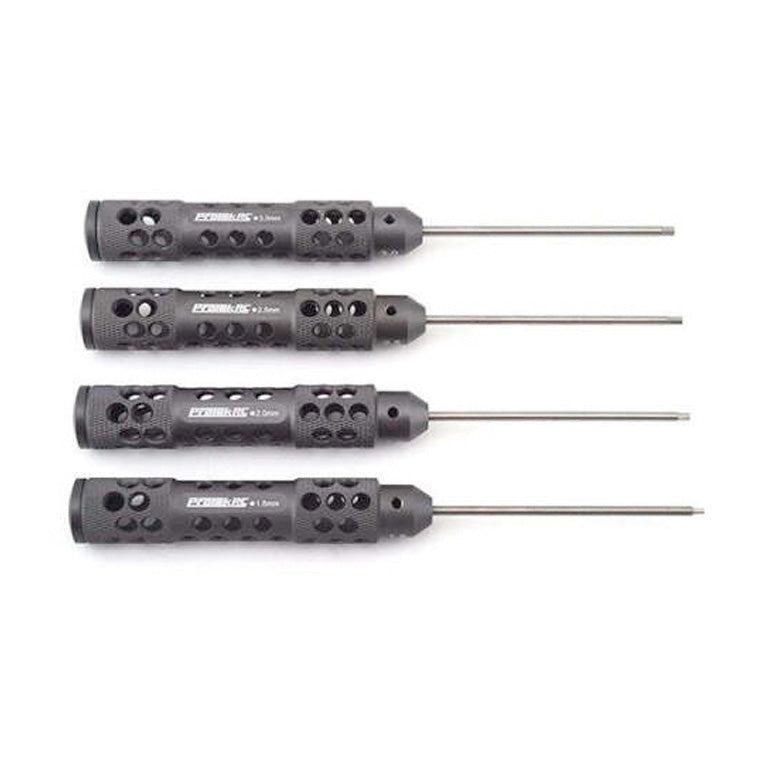 ProTek RC &quot;TruTorque SL&quot; Metric Hex Driver Set (4) (1.5mm, 2.0mm, 2.5mm, 3.0mm)