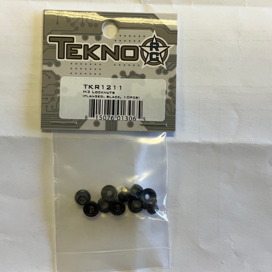 Tekno RC M3 Flanged Locknut (10)