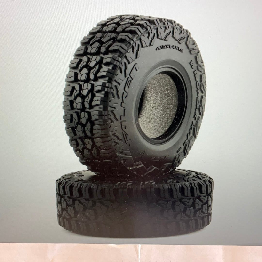Vanquish Products Falken Wildpeak R/T 1.9&quot; Class 1 Rock Crawler Tires (2) (Red)