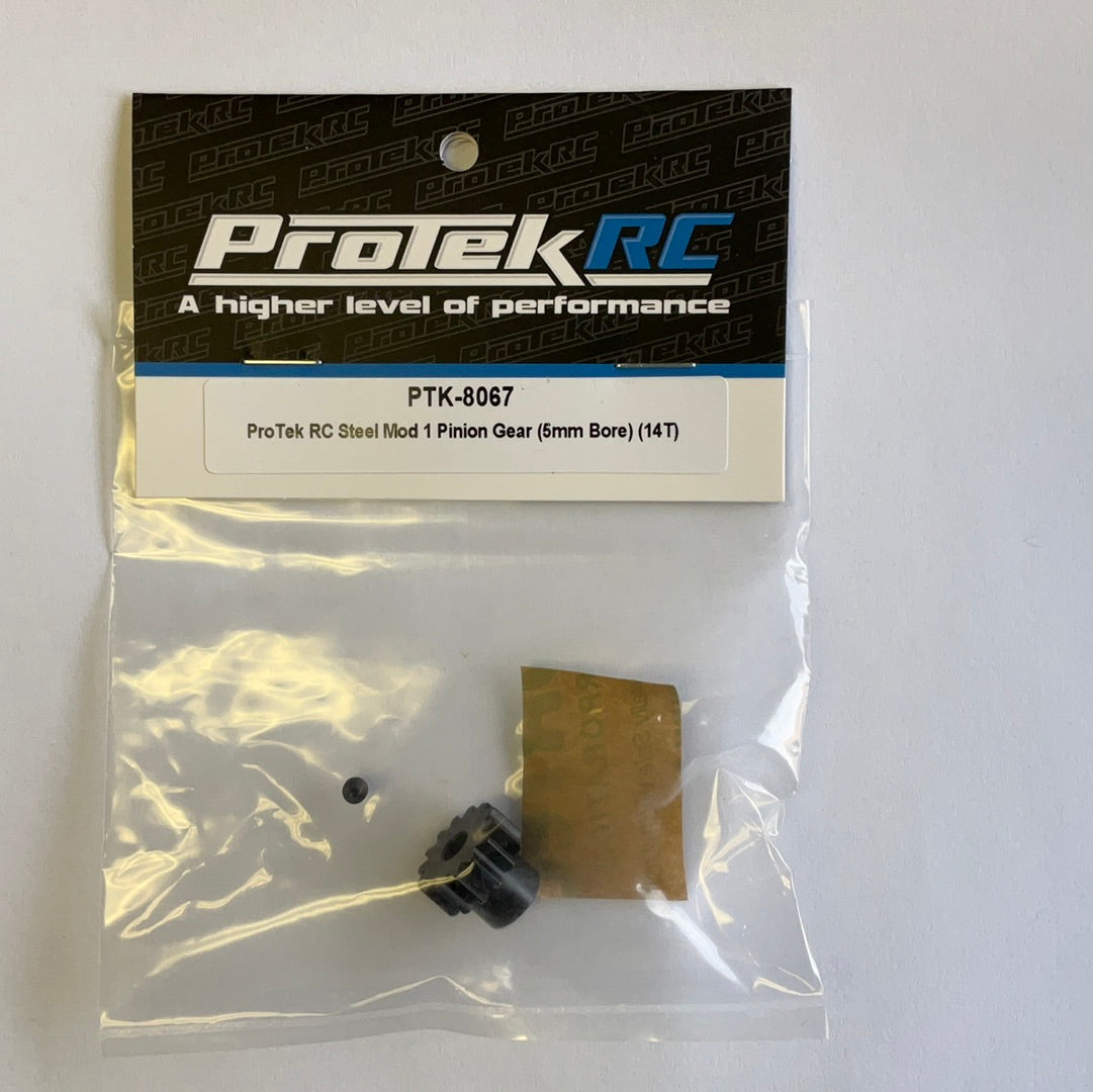 ProTek RC Steel Mod 1 Pinion Gear (5mm Bore) (14T)