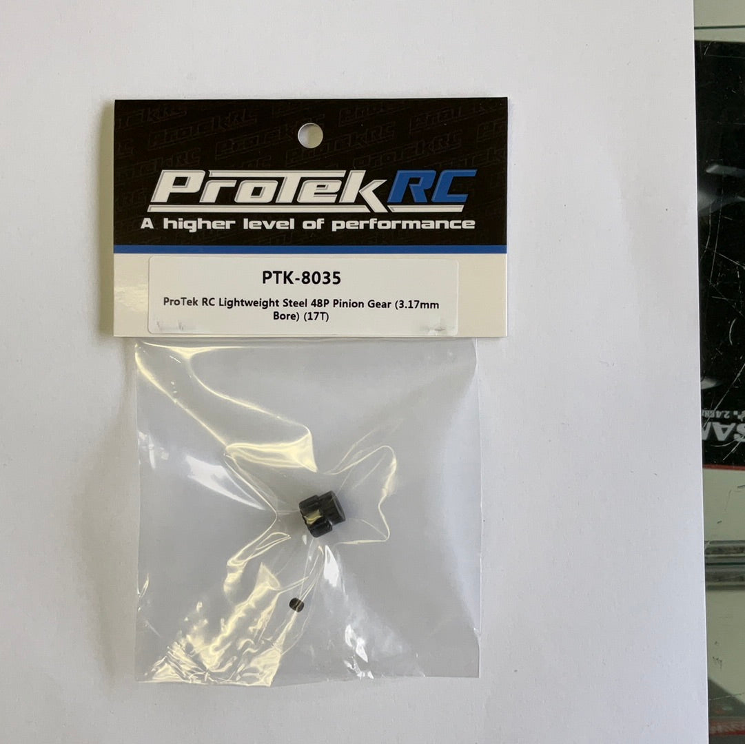 ProTek RC Lightweight Steel 48P Pinion Gear (3.17mm Bore) (17T)
