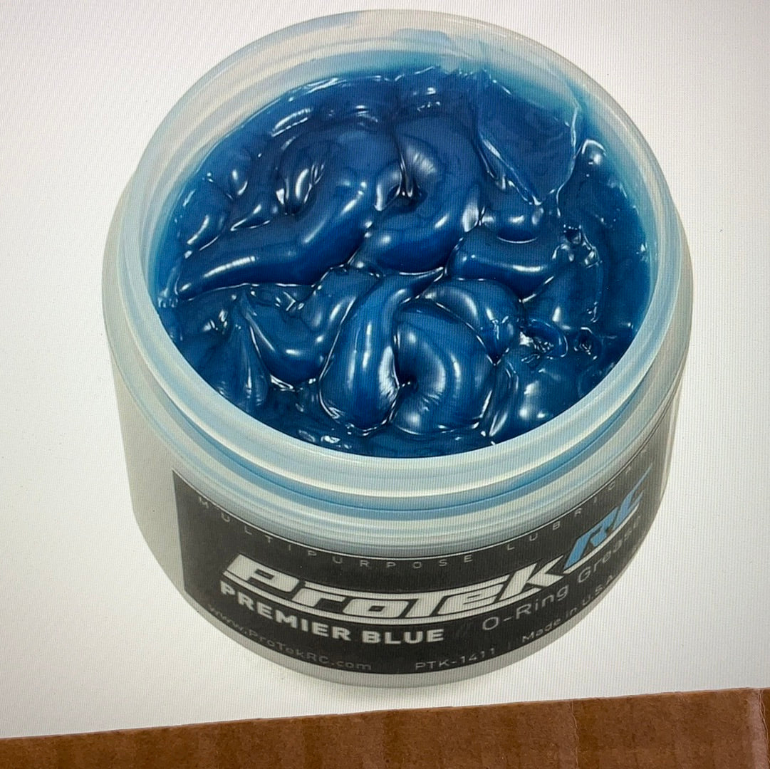 ProTek RC &quot;Premier Blue&quot; O-Ring Grease and Multipurpose Lubricant (4oz)