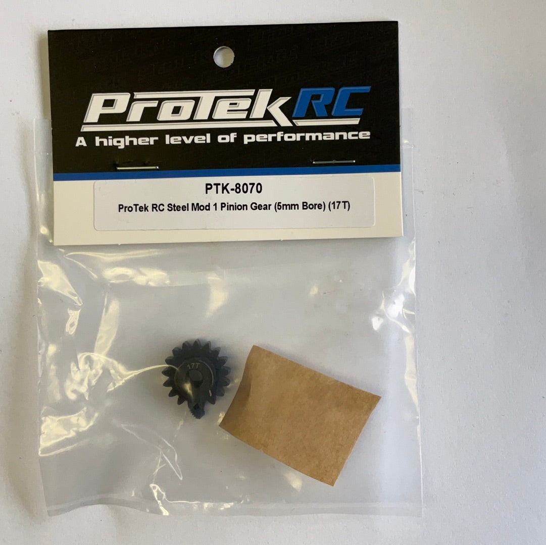 ProTek RC Steel Mod 1 Pinion Gear (5mm Bore) (17T)