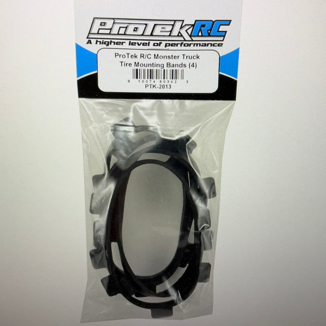 ProTek RC Monster Truck &amp; Truggy Tire Mounting Glue Bands (4)