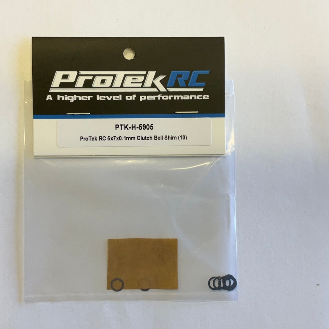 ProTek RC 5x7x0.1mm Clutch Bell Shim (10)