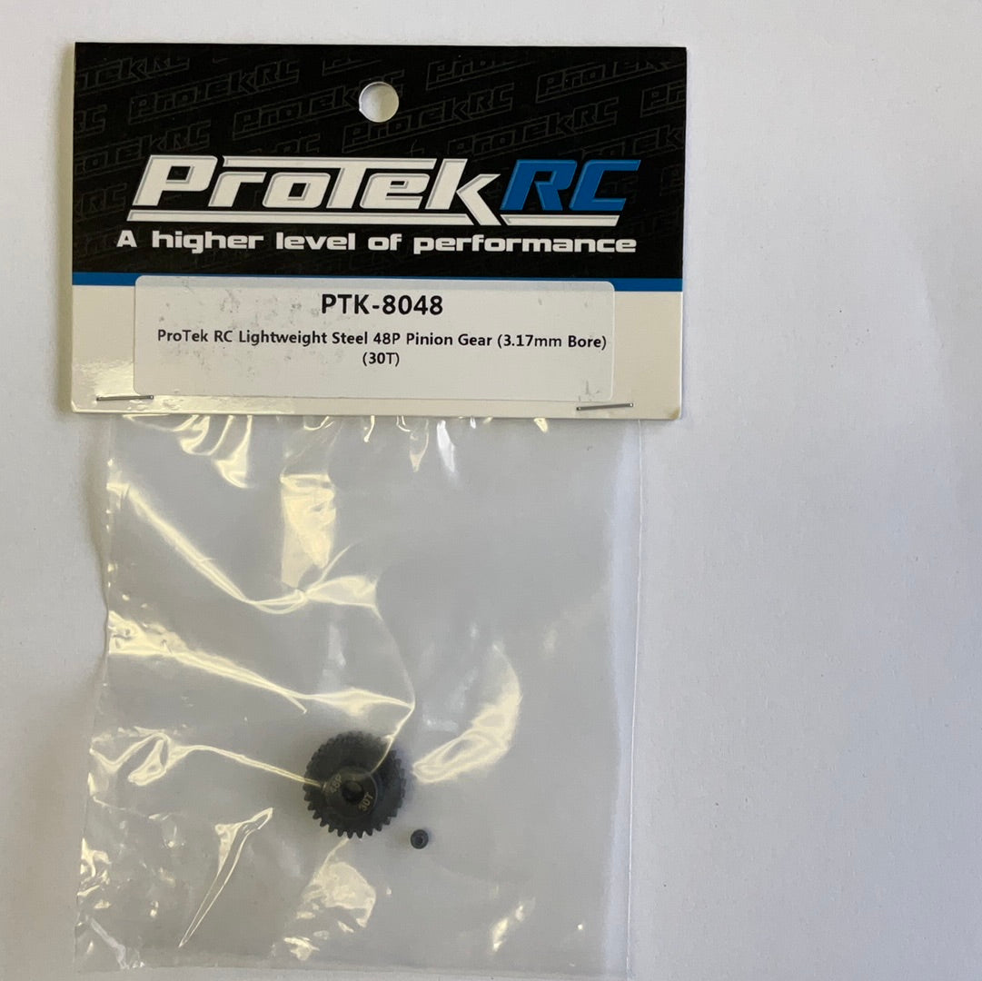 ProTek RC Lightweight Steel 48P Pinion Gear (3.17mm Bore) (30T)