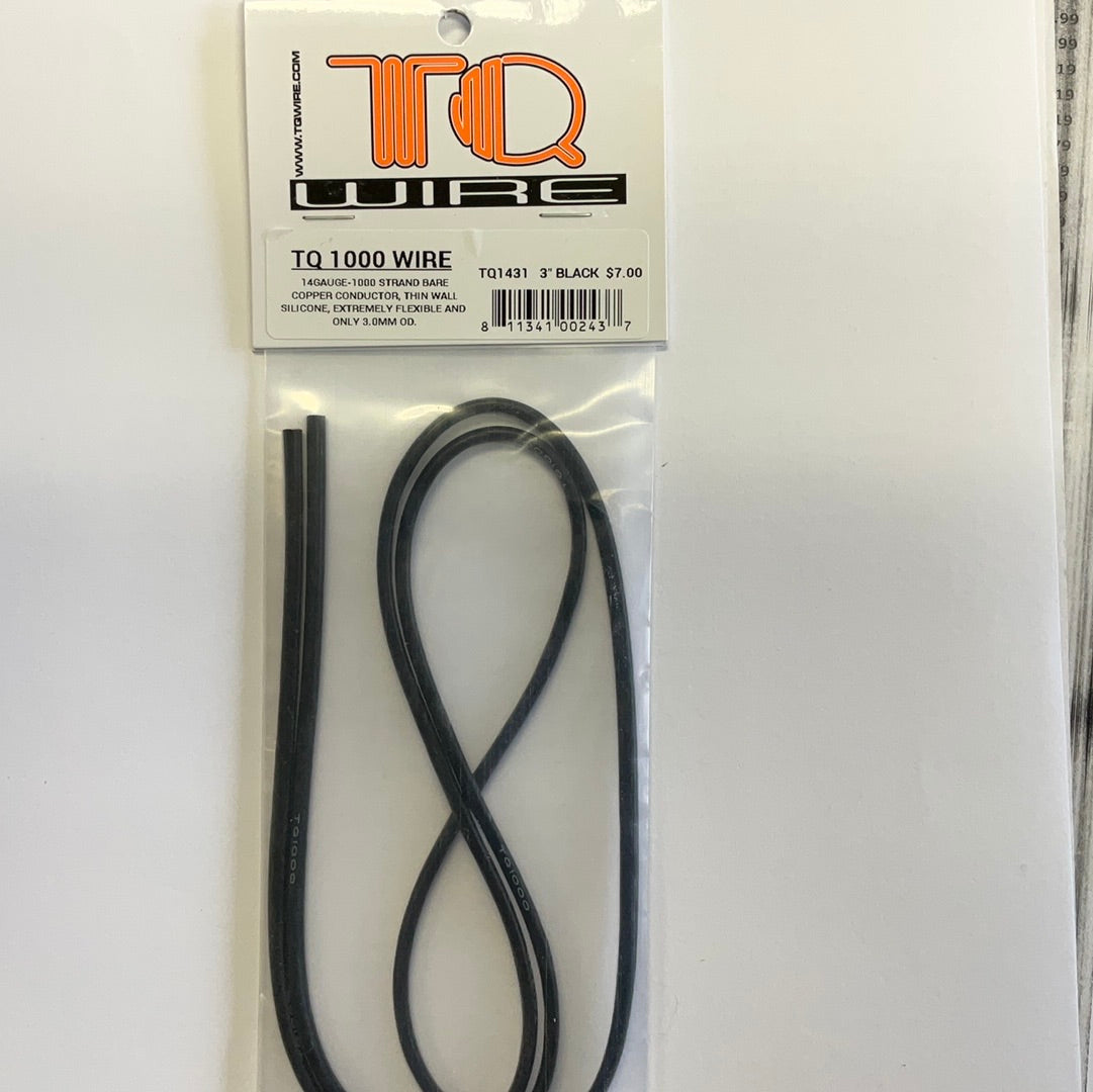 TQ Wire Silicone Wire (Black) (3&