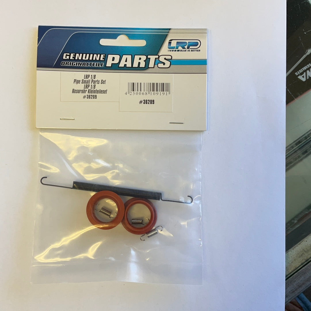 LRP 1/8 Exhaust Gasket &amp; Spring Set