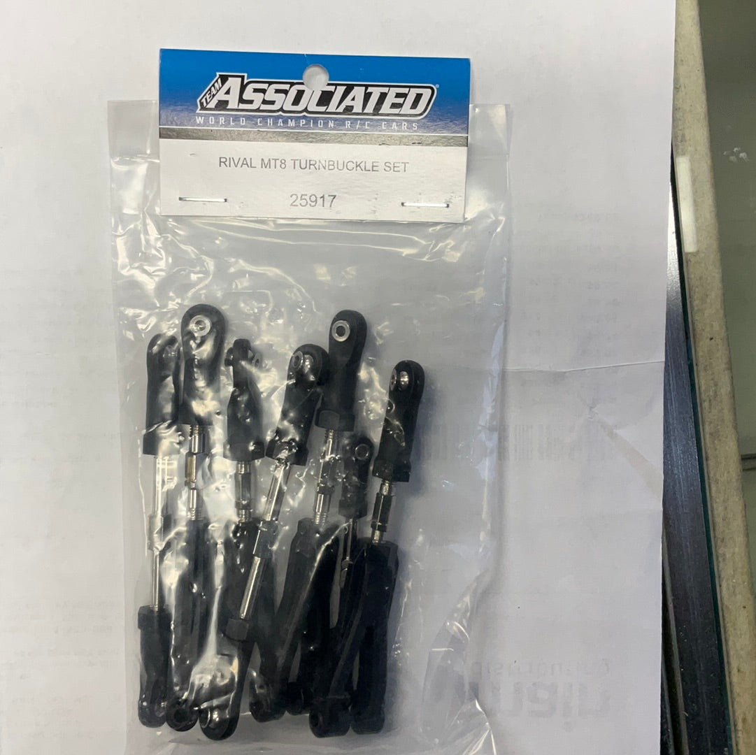 Team Associated RIVAL MT8 Turnbuckle Set