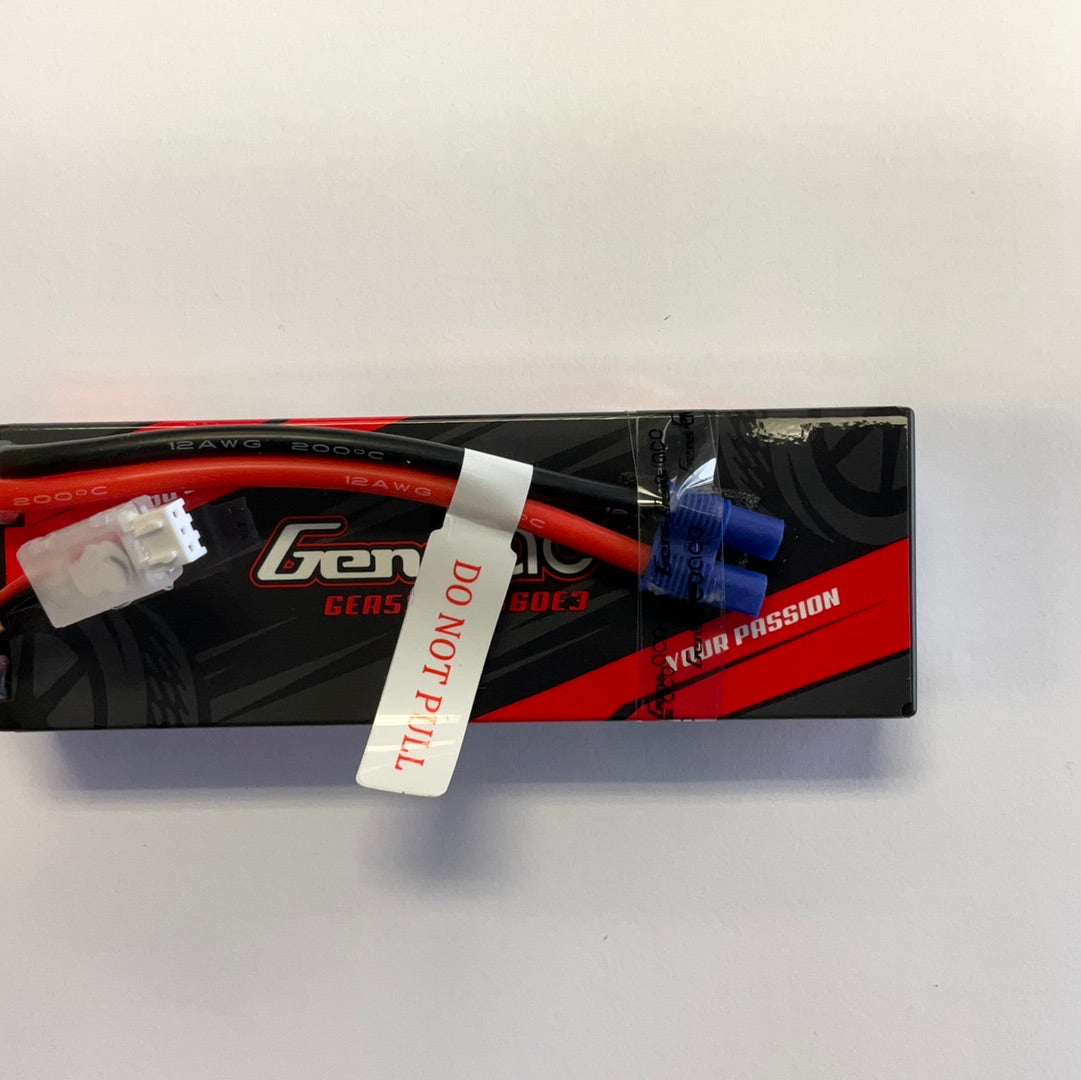 Gens Ace 2S LiPo Battery 60C (7.4V/5300mAh) w/EC3 Connector